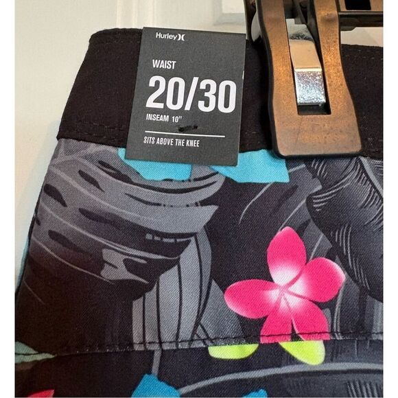 HURLEY - Big Boys Sz 20/30 Board Shorts/Drawstring Adj. Waistband/Above Knee - Picture 10 of 16